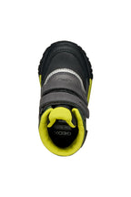 Geox ghete baieti captusite TREKKYUP AmphibioxTex Waterproof 20-27 Black/Fluo Green