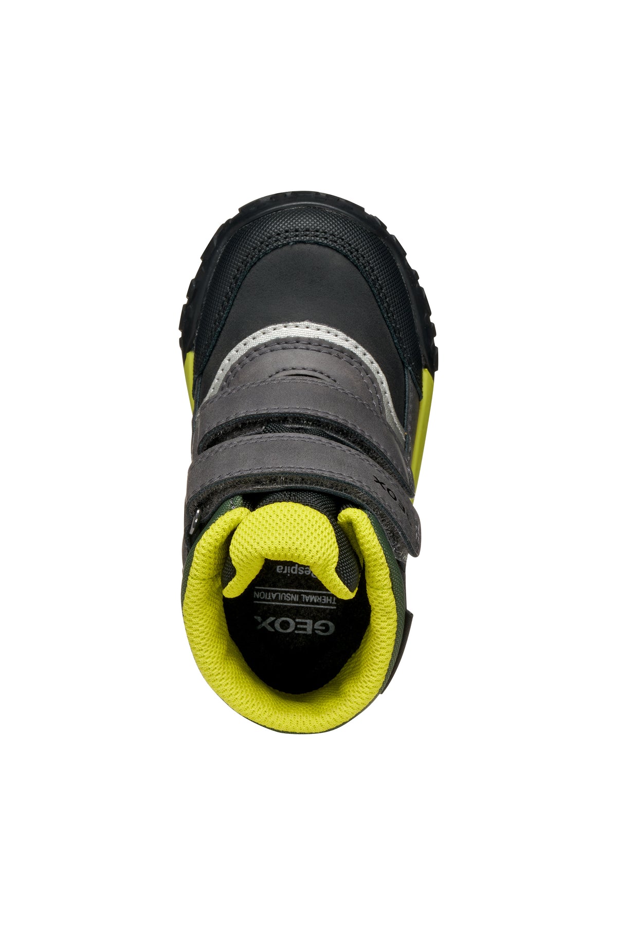 Geox ghete baieti captusite TREKKYUP AmphibioxTex Waterproof 20-27 Black/Fluo Green