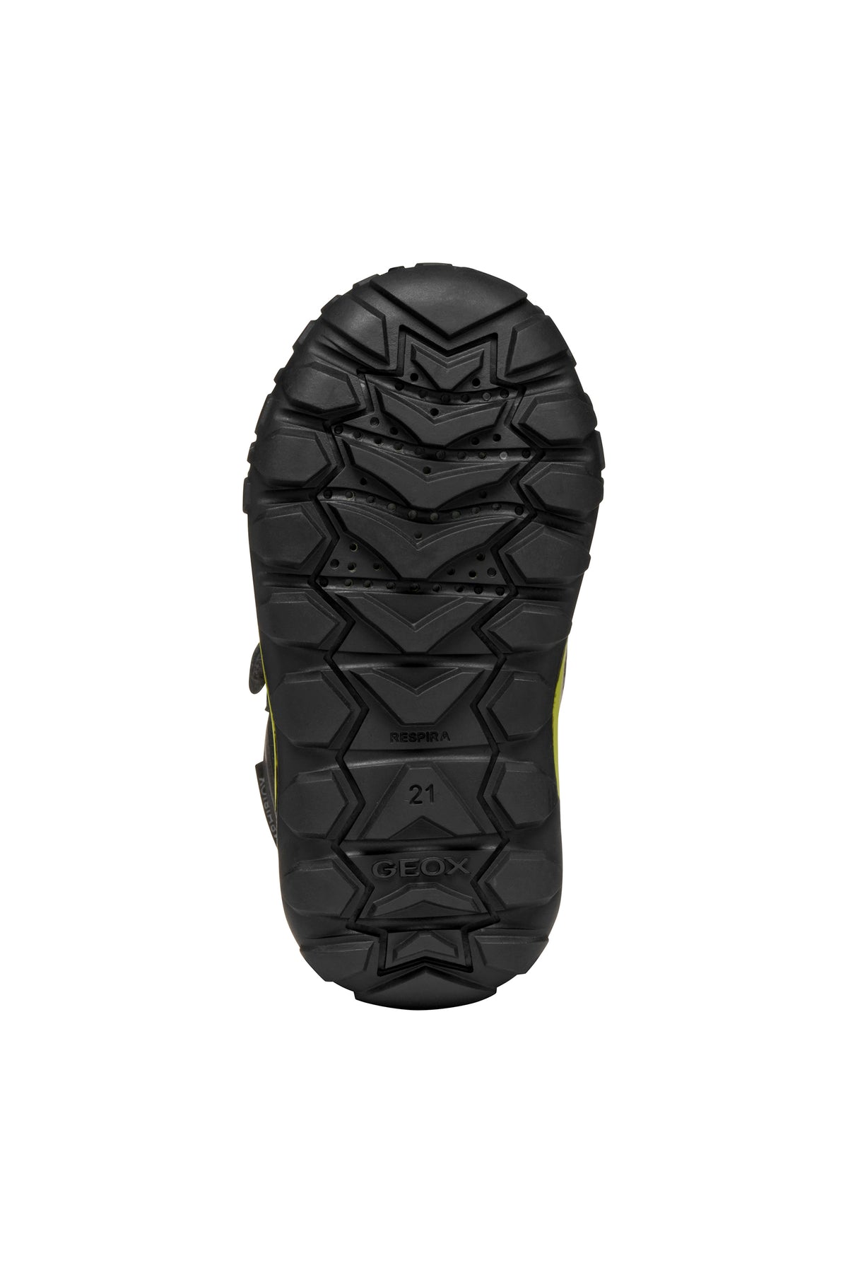 Geox ghete baieti captusite TREKKYUP AmphibioxTex Waterproof 20-27 Black/Fluo Green
