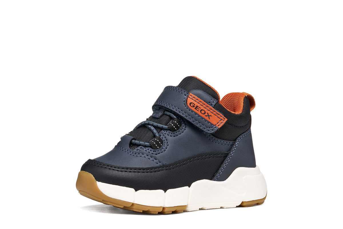 Geox ghete baieti captusite FLEXYPER MINI AmphibioxTEX Waterproof 20-27 Navy/Black