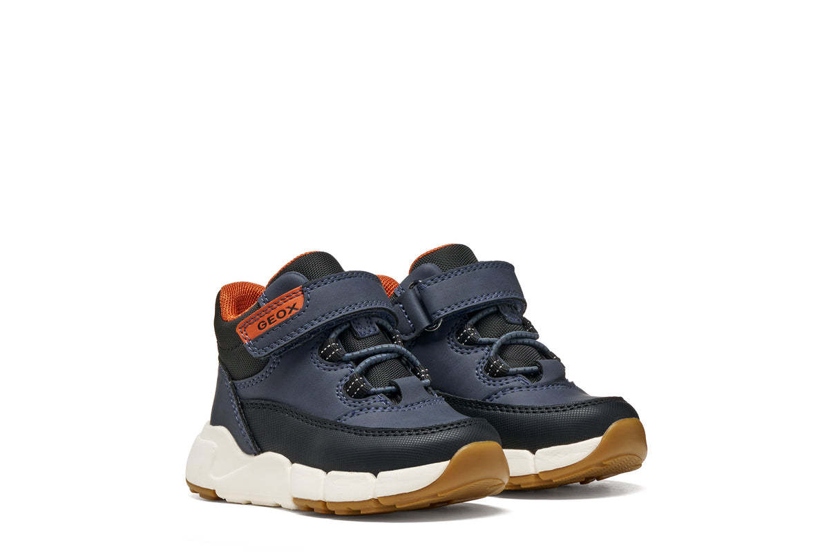 Geox ghete baieti captusite FLEXYPER MINI AmphibioxTEX Waterproof 20-27 Navy/Black