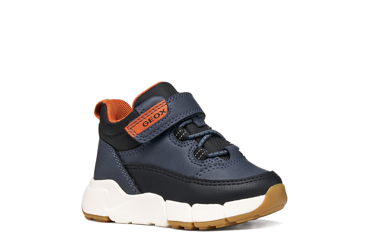 Geox ghete baieti captusite FLEXYPER MINI AmphibioxTEX Waterproof 20-27 Navy/Black