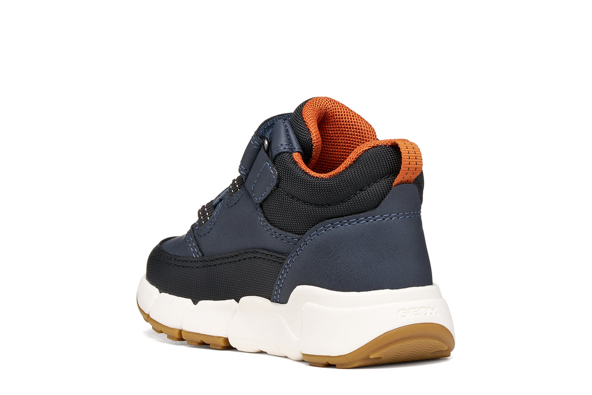 Geox ghete baieti captusite FLEXYPER MINI AmphibioxTEX Waterproof 20-27 Navy/Black
