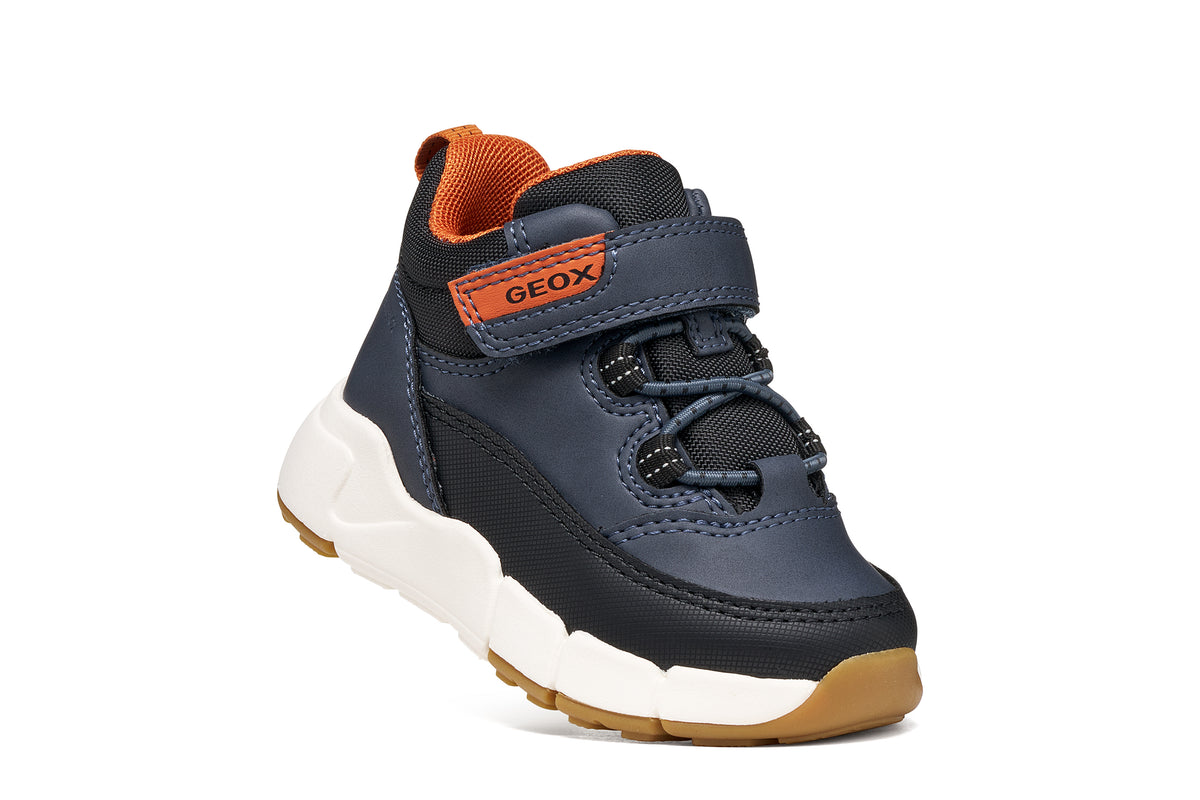 Geox ghete baieti captusite FLEXYPER MINI AmphibioxTEX Waterproof 20-27 Navy/Black
