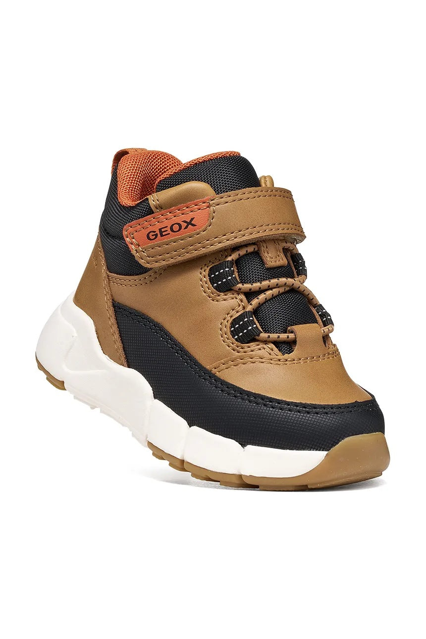 Geox ghete baieti captusite FLEXYPER MINI AmphibioxTEX Waterproof 20-27 Dark Yellow/Black