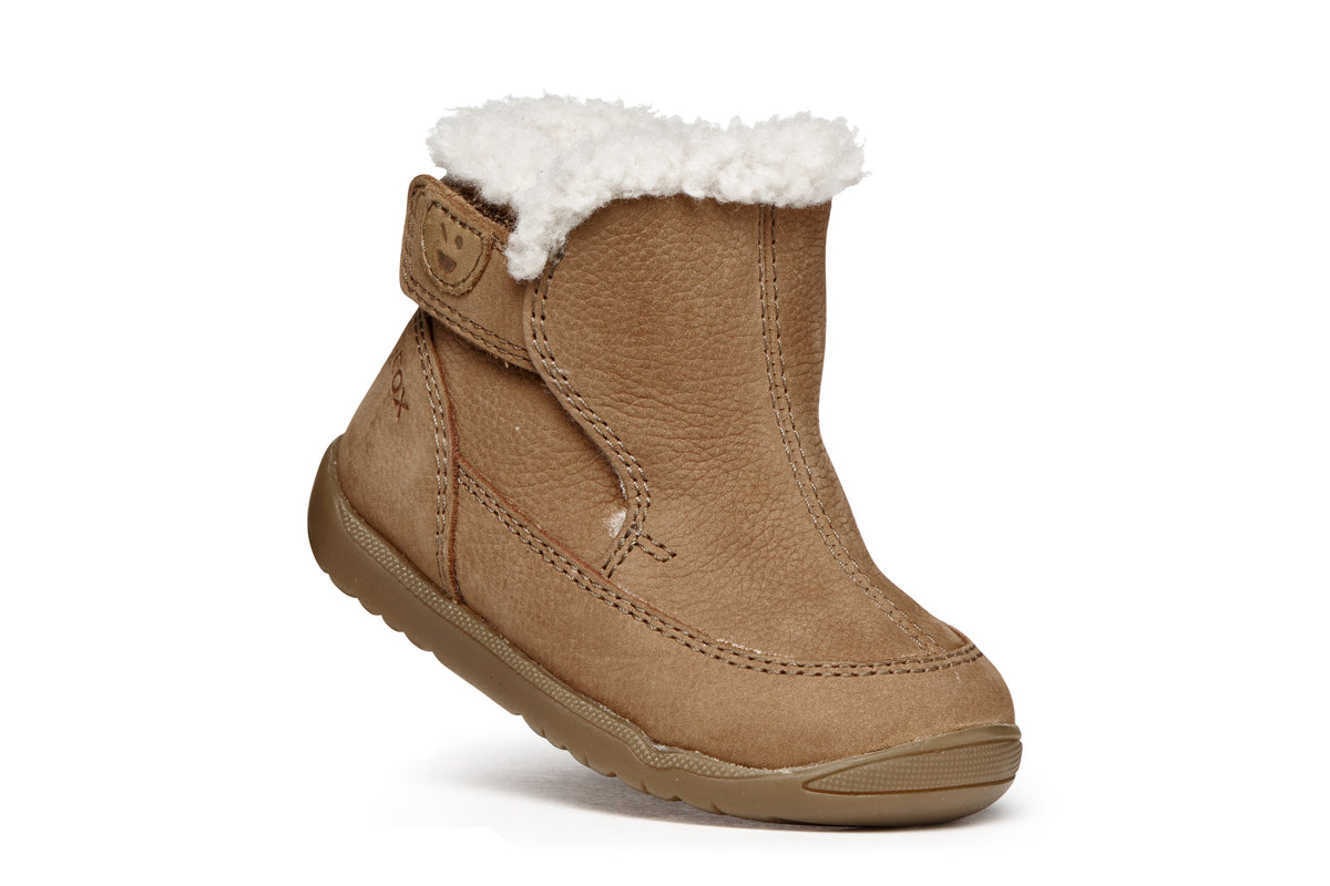 Geox Respira ghete baieti imblanite Macchia Baby 18-26 Tutun