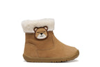 Geox Respira botine fete captusite MACCHIA baby 19-26 Whisky cu ursulet