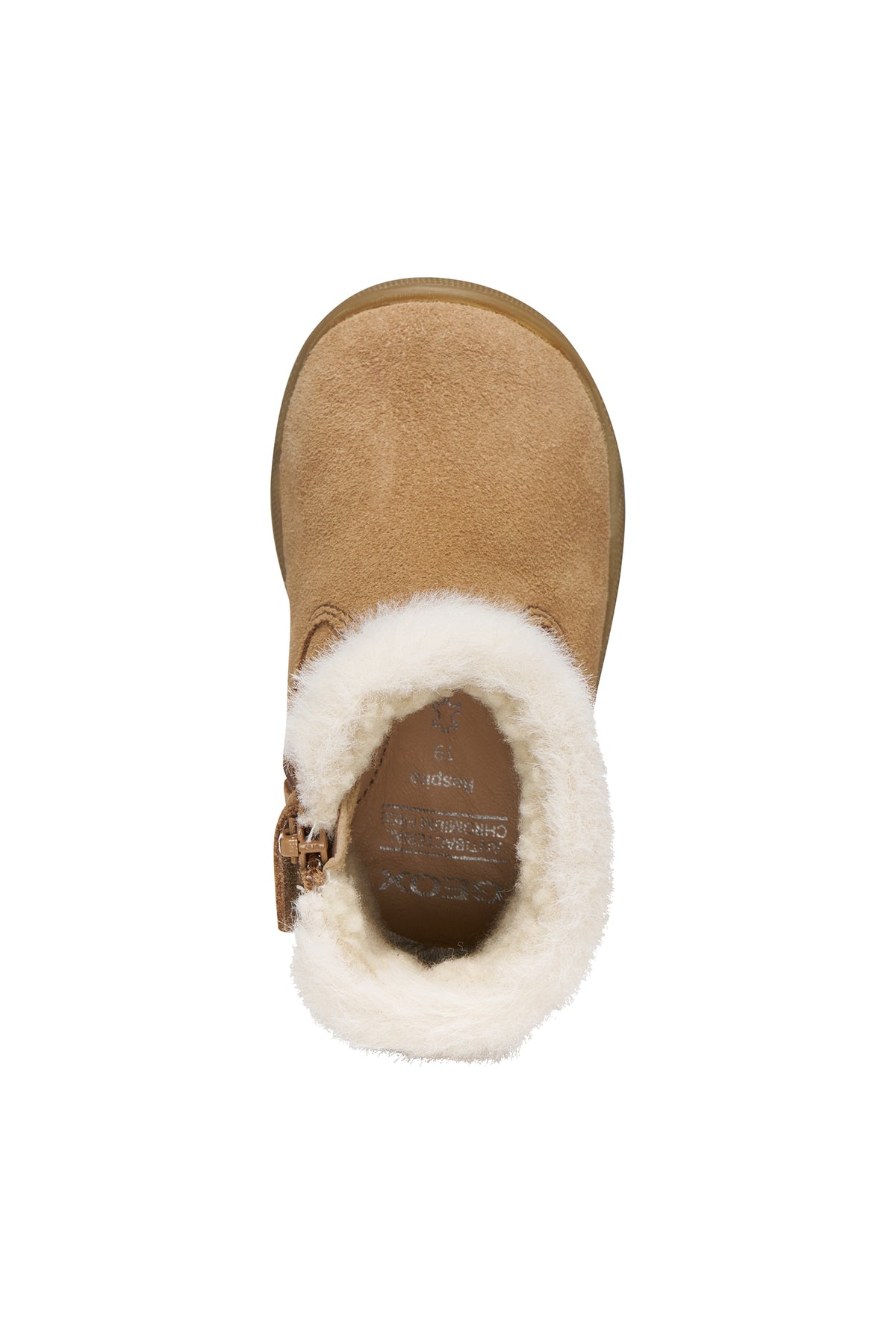 Geox Respira botine fete captusite MACCHIA baby 19-26 Whisky cu ursulet