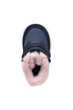 Geox ghete fete captusite WILLABOOM AmphibioxTEX Waterproof 20-27 Navy/Old Rose cu inimioara