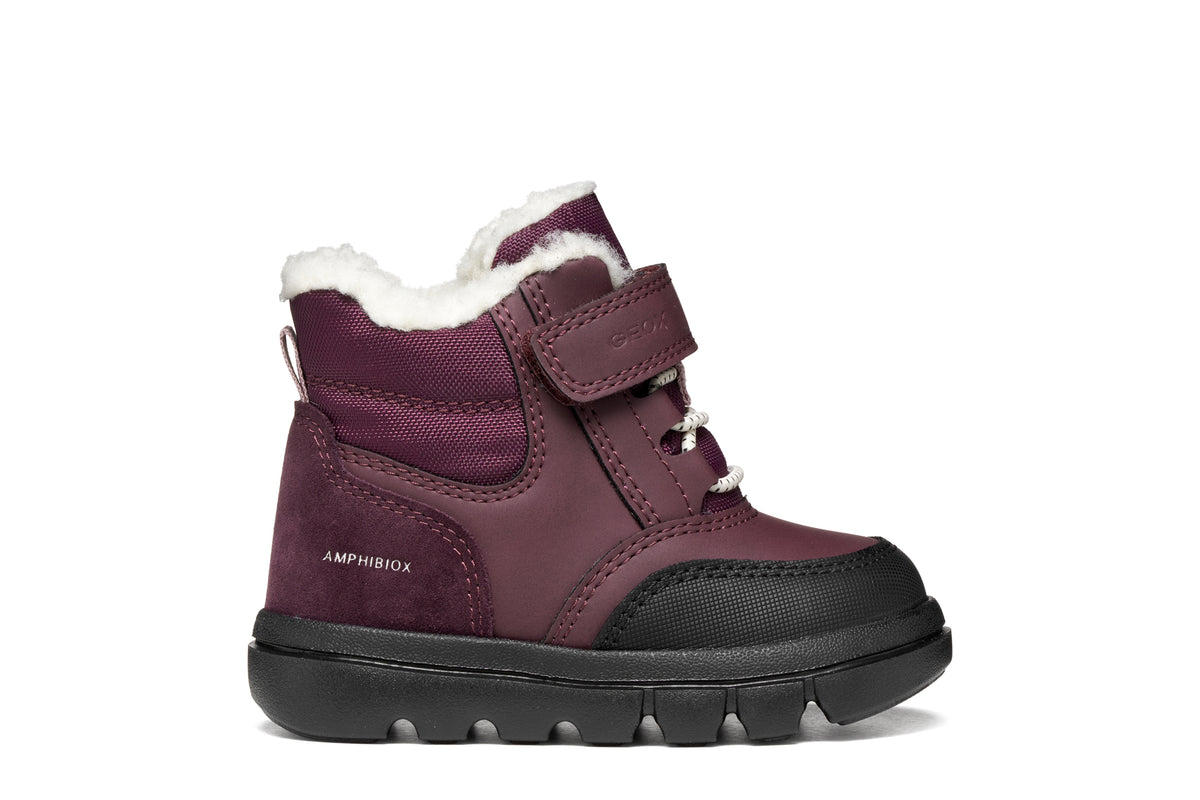 Geox ghete fete captusite WILLABOOM AmphibioxTEX Waterproof 20-27 Burgundy