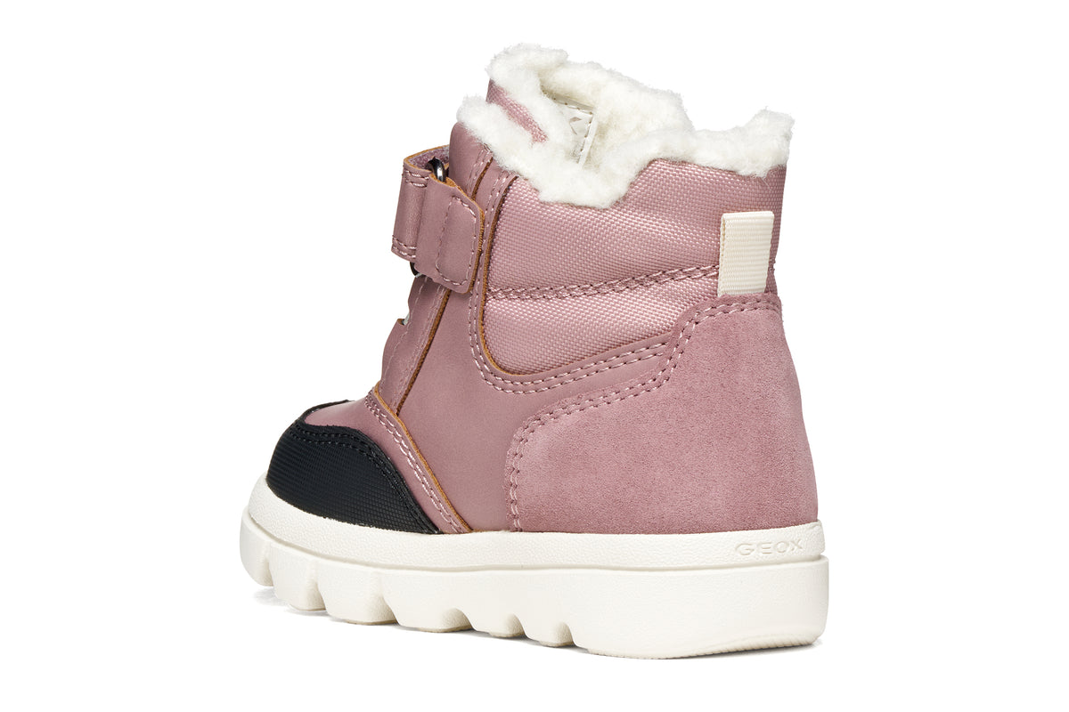 Geox ghete fete captusite WILLABOOM AmphibioxTEX Waterproof 20-27 Dark Rose