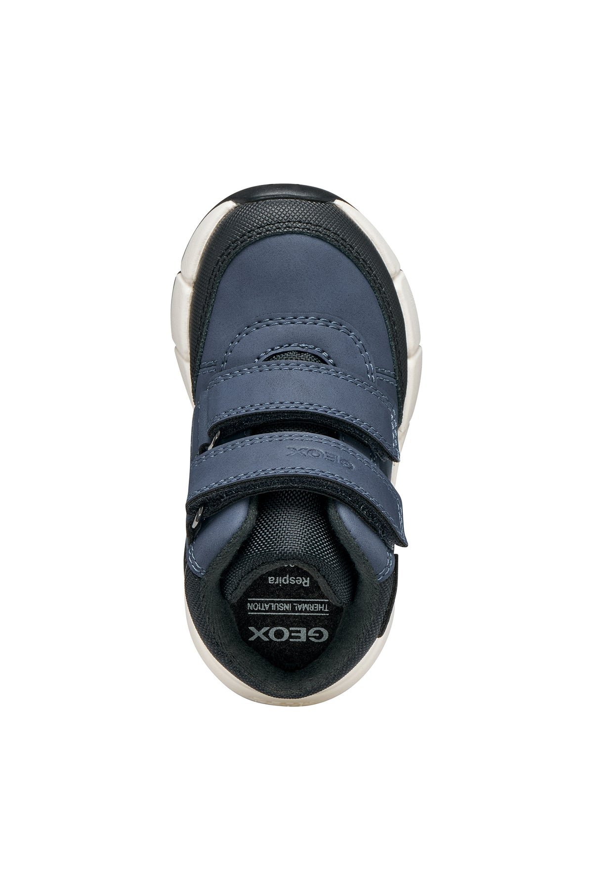 Geox Respira ghete baieti captusite FLEXYPER MINI 20-27 Denim/Orange