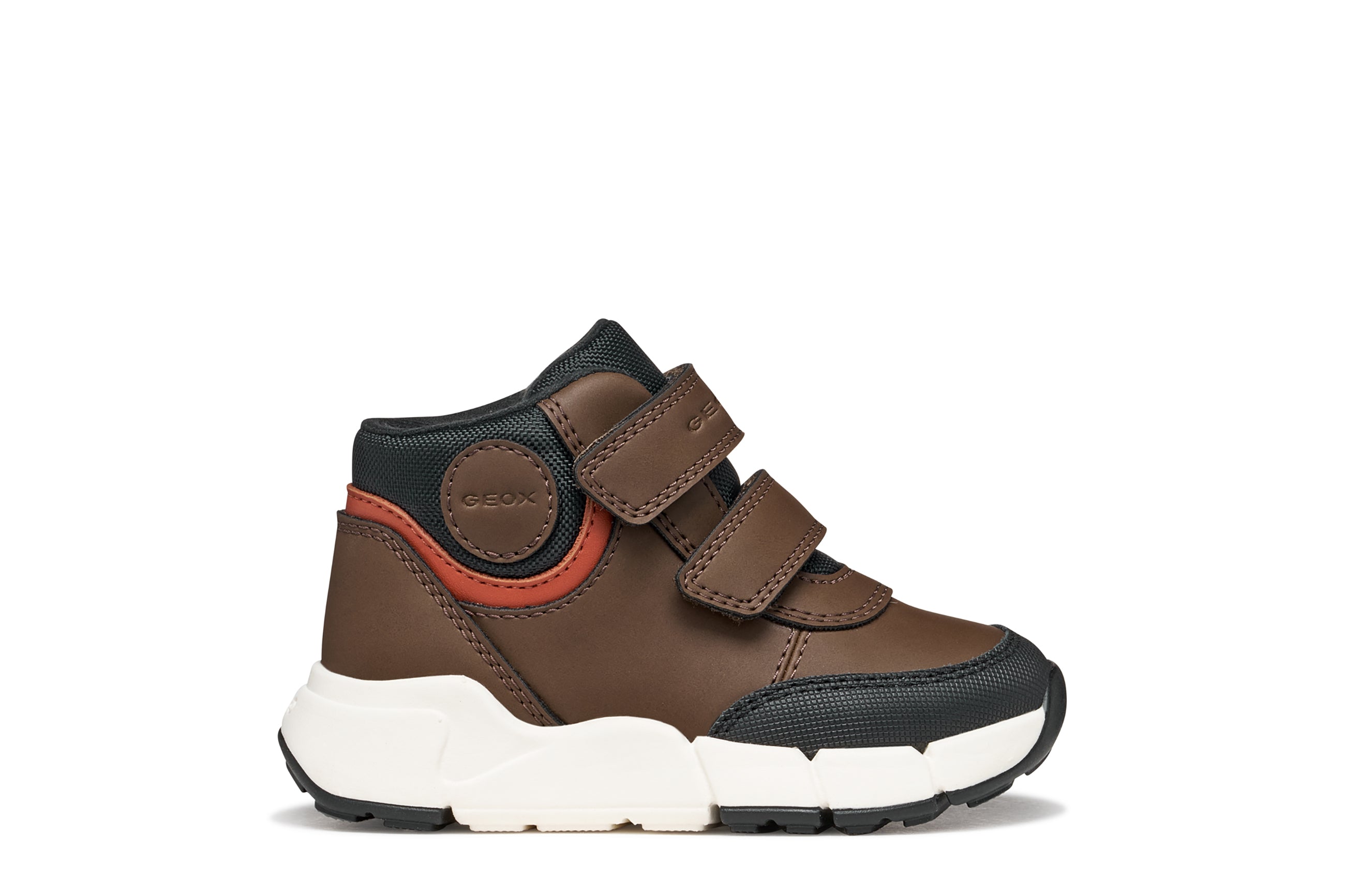 Geox Respira ghete baieti captusite FLEXYPER MINI 20-27 Dark brown/Brick Imagine secundară a produsului