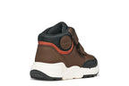 Geox Respira ghete baieti captusite FLEXYPER MINI 20-27 Dark brown/Brick