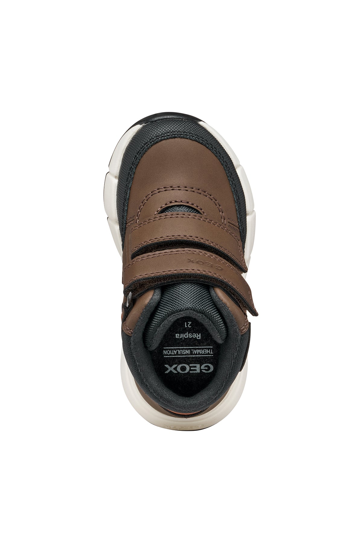 Geox Respira ghete baieti captusite FLEXYPER MINI 20-27 Dark brown/Brick