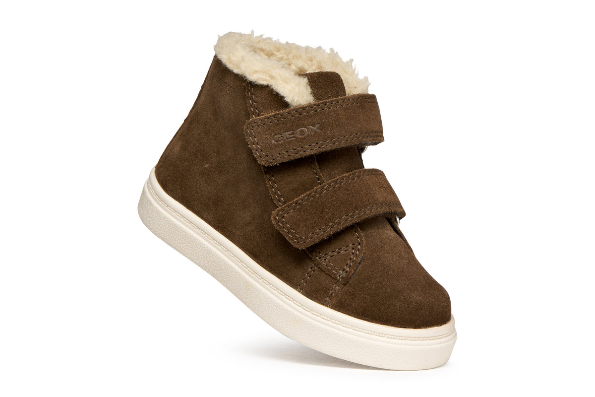 Geox ghete baieti captusite NASHIK Waterproof 20-27  Dark Brown