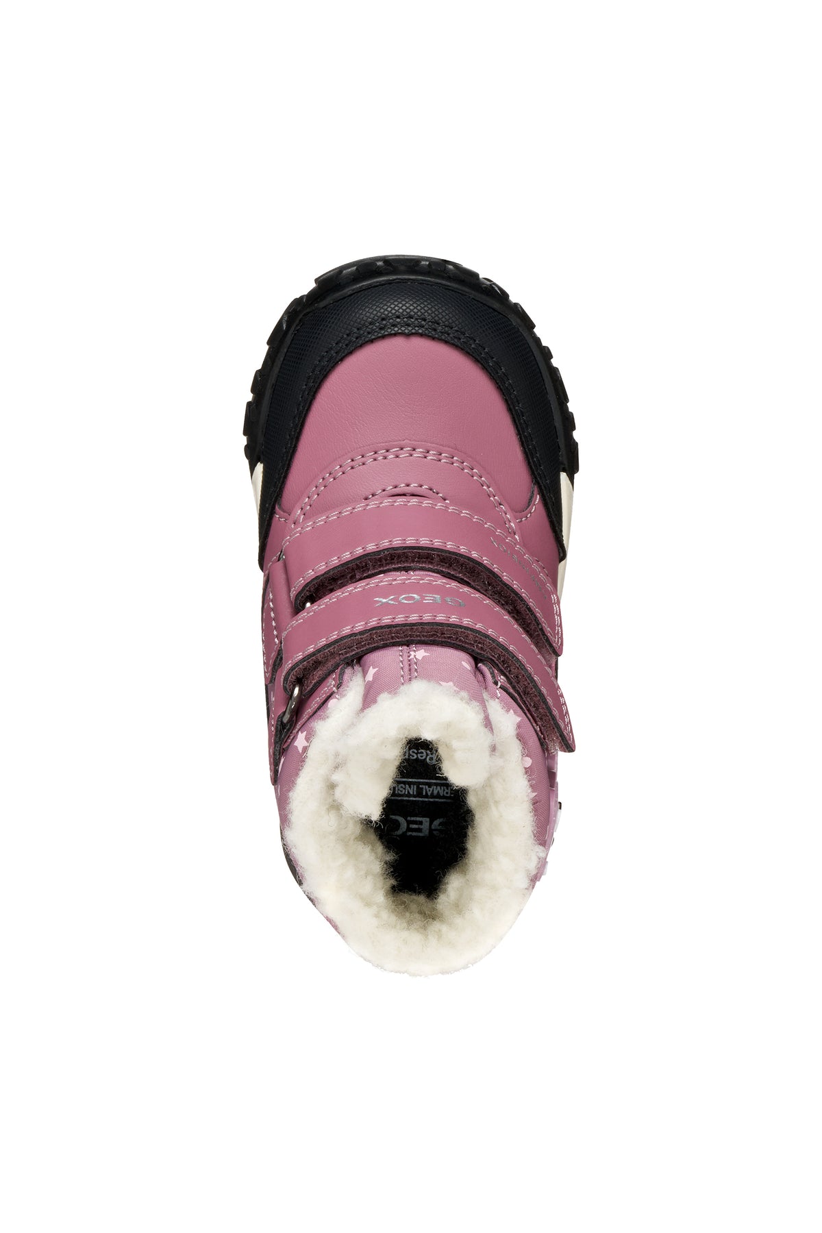 Geox ghete fete captusite TREKKYUP AmphibioxTEX Waterproof 20-27 Dark Rose cu ursulet