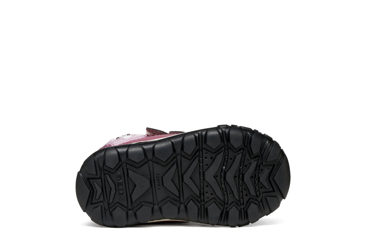 Geox ghete fete captusite TREKKYUP AmphibioxTEX Waterproof 20-27 Dark Rose cu ursulet
