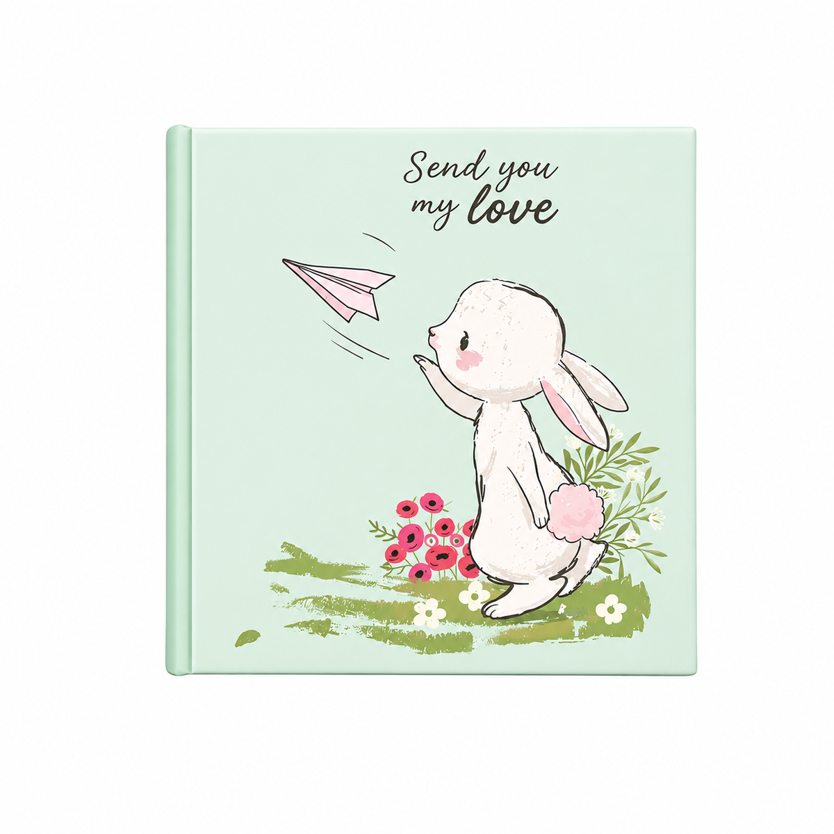 Gedeon album foto beblusi 10x15 cm pentru 200 poze 0m+ Send you my love cu iepuras Imagine principală a produsului