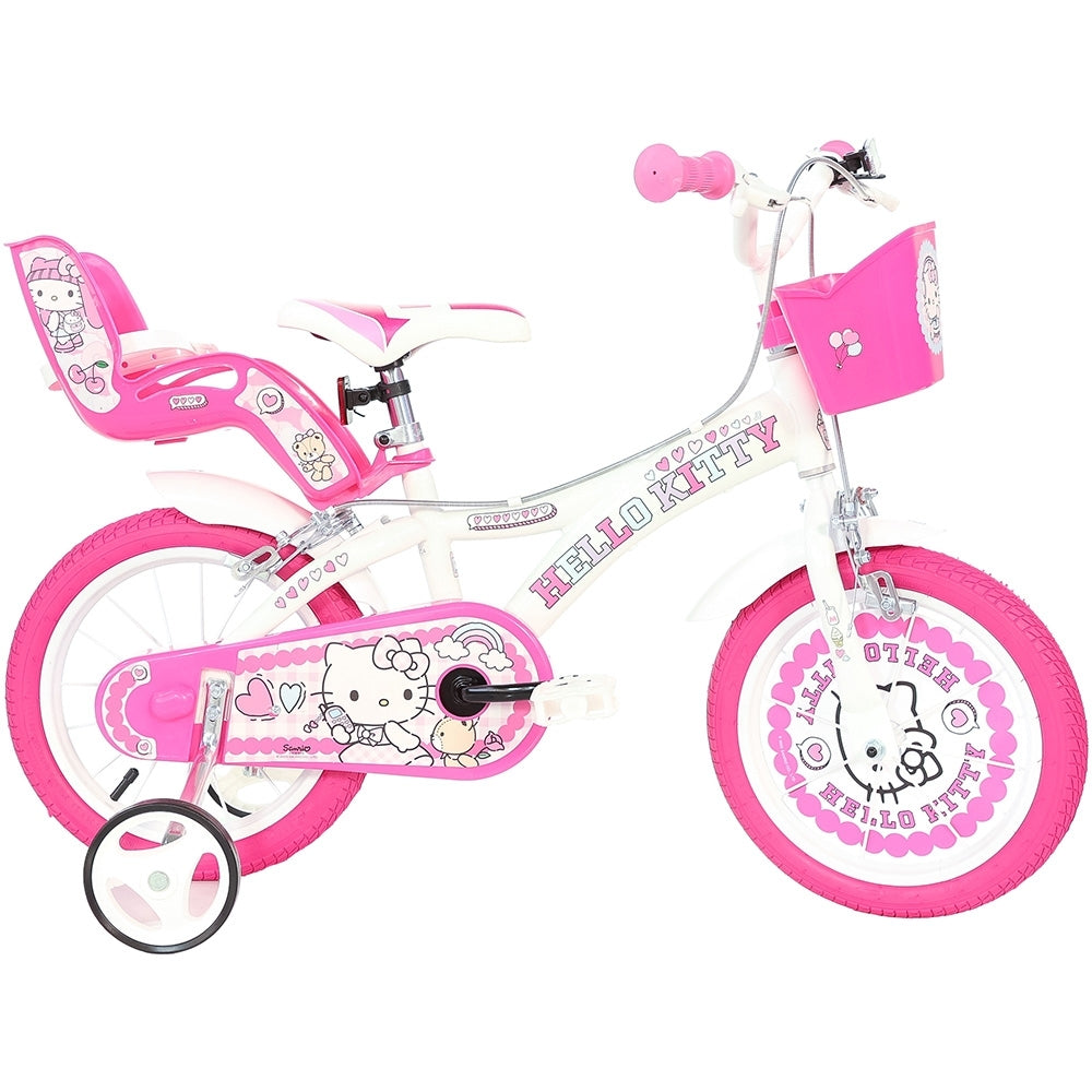 Dino Bikes bicicleta copii 14" pentru 4 ani+ Hello Kitty Imagine principală a produsului
