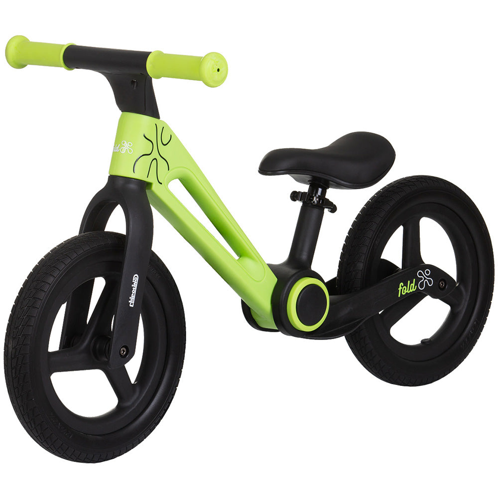 Dino Bikes bicicleta fara pedale pliabila 12" Fold X 2 ani+ Green Imagine principală a produsului