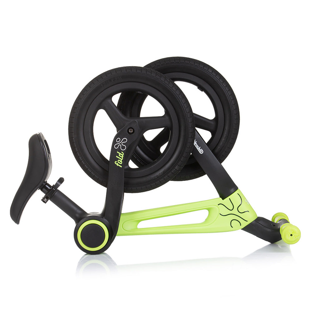 Dino Bikes bicicleta fara pedale pliabila 12" Fold X 2 ani+ Green