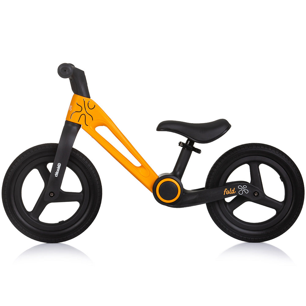Dino Bikes bicicleta fara pedale pliabila 12" Fold X 2 ani+ Orange Imagine secundară a produsului