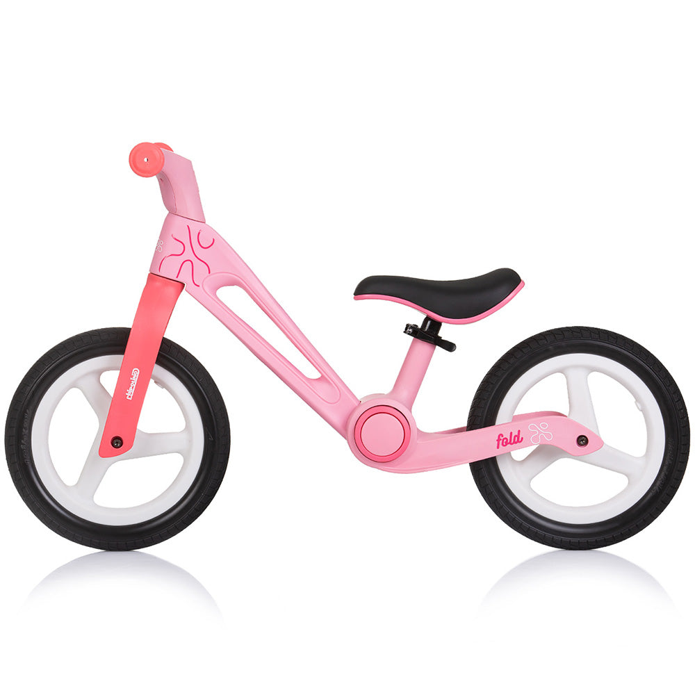 Dino Bikes bicicleta fara pedale pliabila 12" Fold X 2 ani+ Pink Imagine secundară a produsului