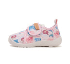 D.D.Step pantofi fete Barefoot de interior din panza 20-31 Baby Pink sirena