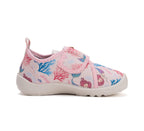 D.D.Step pantofi fete Barefoot de interior din panza 20-31 Baby Pink sirena