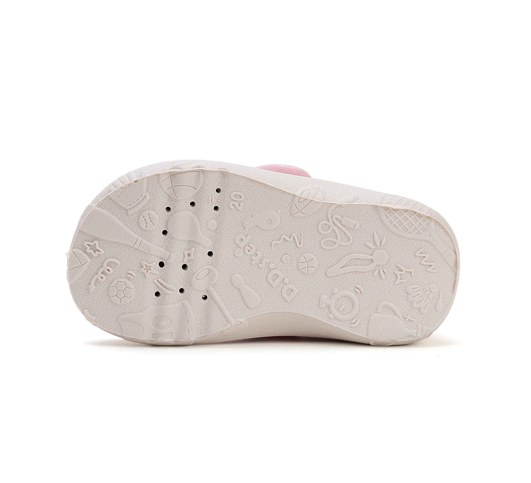 D.D.Step pantofi fete Barefoot de interior din panza 20-31 Baby Pink sirena