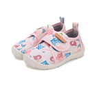 D.D.Step pantofi fete Barefoot de interior din panza 20-31 Baby Pink sirena