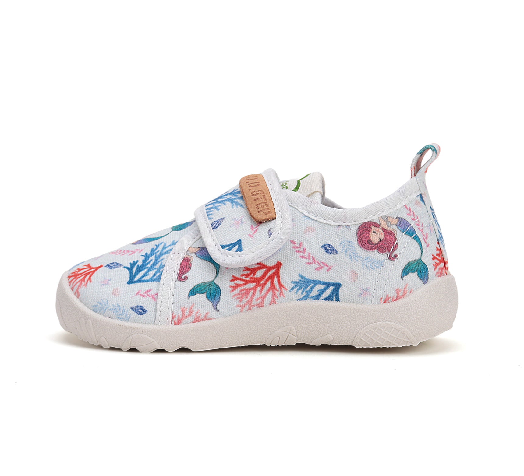 D.D.Step pantofi fete Barefoot de interior din panza 26-31 Sky Blue sirena