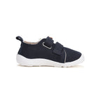 D.D.Step pantofi baieti Barefoot de interior din panza 20-25 Royal Blue cu soare