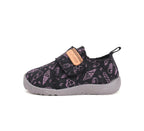 D.D.Step pantofi fete Barefoot de interior din panza 21-25 Dark Grey cu inghetata