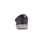 D.D.Step pantofi fete Barefoot de interior din panza 21-25 Dark Grey cu inghetata