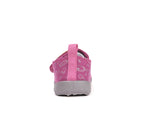 D.D.Step pantofi fete Barefoot de interior din panza 20-25 Dark Pink cu inghetata