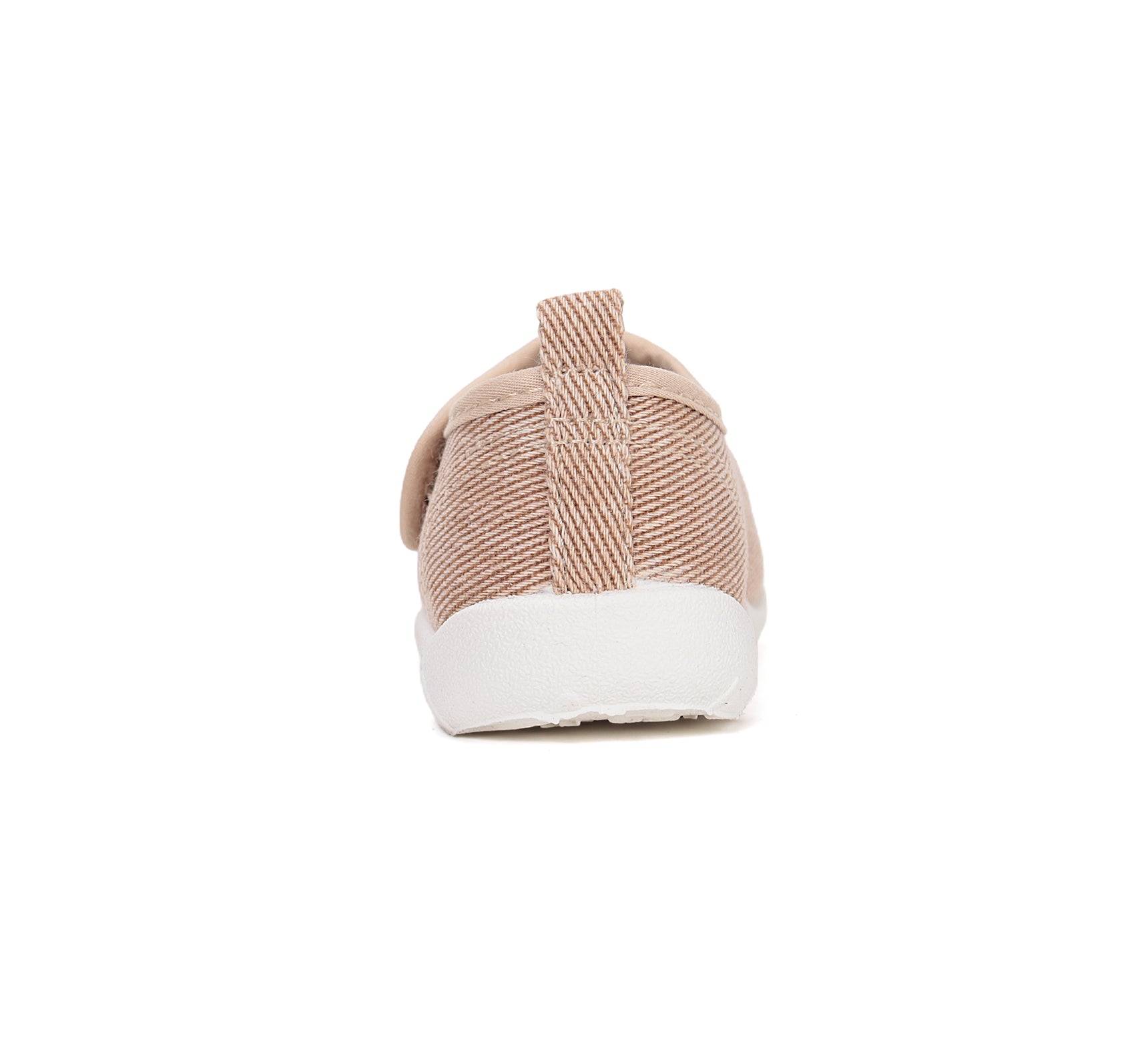 D.D.Step pantofi baieti Barefoot decupat de interior din panza 20-25 Cream