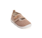 D.D.Step pantofi baieti Barefoot decupat de interior din panza 20-25 Cream