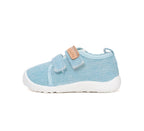 D.D.Step pantofi baieti Barefoot de interior din panza 20-31 Oceanic simplu