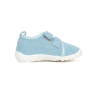 D.D.Step pantofi baieti Barefoot de interior din panza 20-31 Oceanic simplu