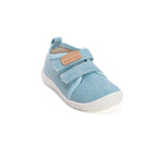 D.D.Step pantofi baieti Barefoot de interior din panza 20-31 Oceanic simplu