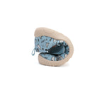 D.D.Step pantofi baieti Barefoot de interior din panza 20-31 Turquise surf