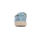 D.D.Step pantofi baieti Barefoot de interior din panza 20-31 Turquise surf