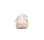 D.D.Step pantofi fete decupati Barefoot de interior din panza 20-31 White curcubeu