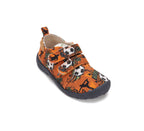 D.D.Step pantofi baieti Barefoot de interior din panza 20-25 Orange cu minge
