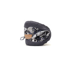 D.D.Step pantofi baieti Barefoot de interior din panza 20-31 Dove Grey cu minge