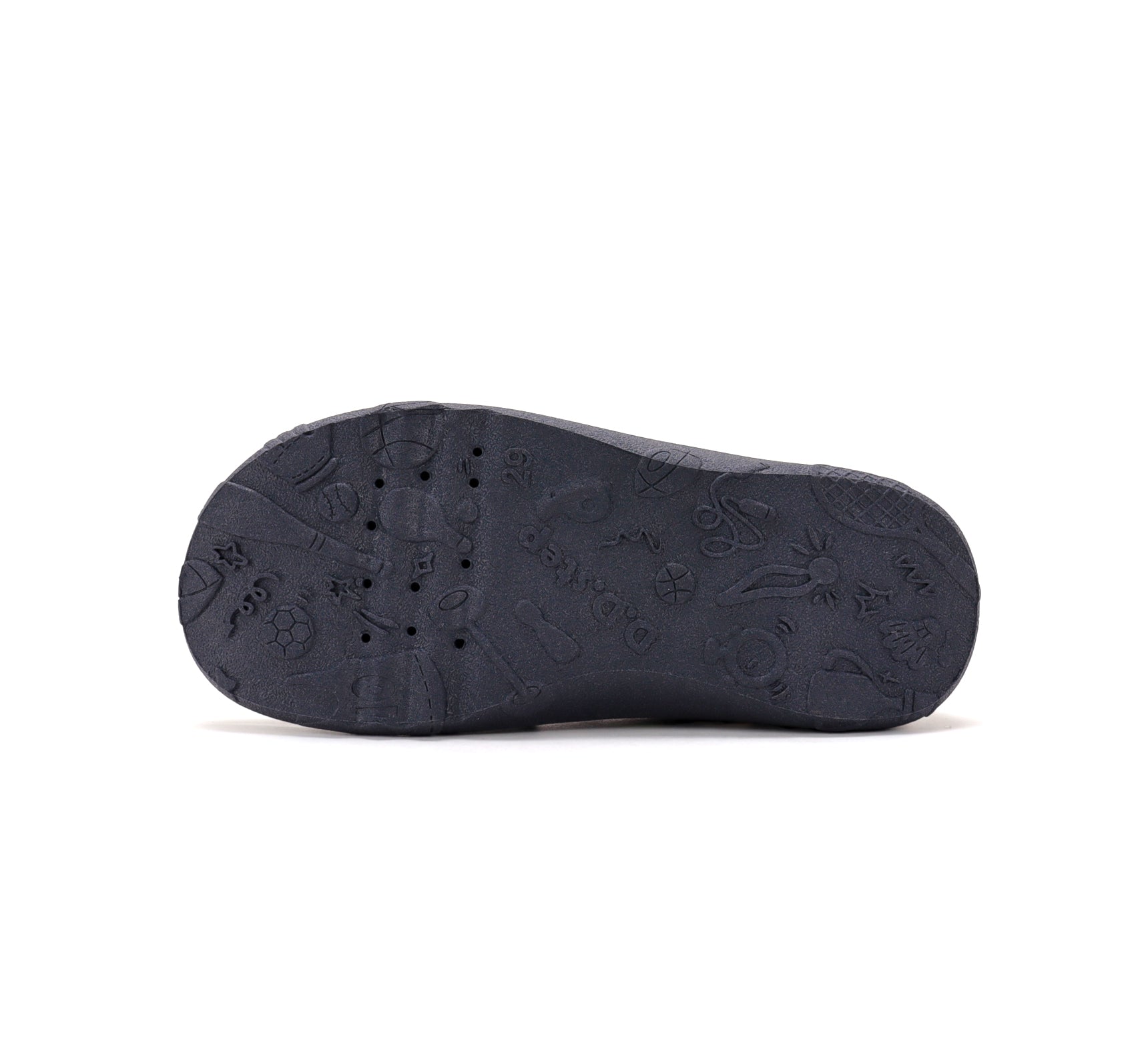 D.D.Step pantofi baieti Barefoot de interior din panza 20-31 Royal Blue cu minge