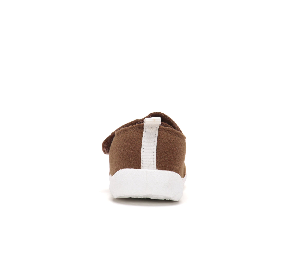 D.D.Step pantofi baieti Barefoot de interior din panza 20-25 Chocolate cu ursulet