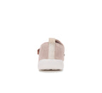 D.D.Step pantofi fete Barefoot de interior din panza 20-25 Cream cu cerb